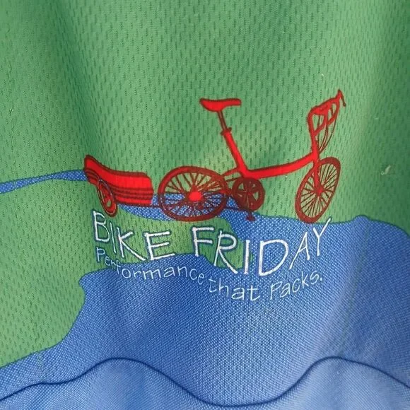 Vintage 2003 Voler Men's Cycling Jersey Color Block 3/4 Zip Eugene Oregon - Picture 9 of 11